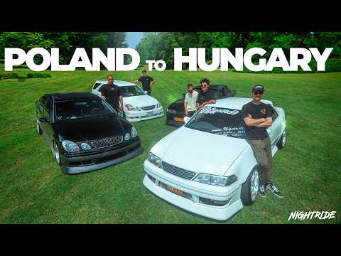 Across Europe in 4 Old JDM Cars