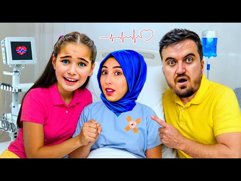 ANNEM HASTA OLDU EYVAH ‼️ ELİF SİNEM HEMŞİRE OLDU İLAÇ VERDİ !! 