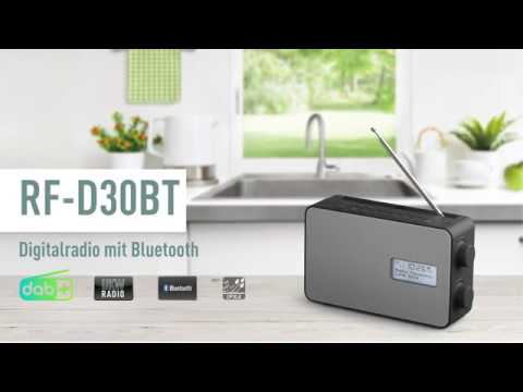 Panasonic DAB+ radijas RF-D30BTEG-K video