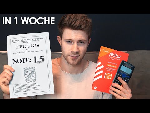 ABITUR in 1 Woche schaffen | Selbstversuch