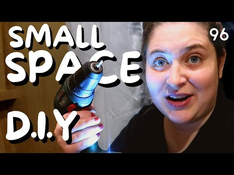 Upgrading our narrowboat wardrobe (badly) | Tiny House DIY - 96