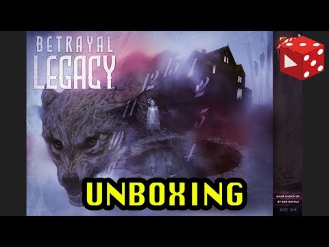 Unboxing: Betrayal Legacy (Rob Daviau, Avalon Hill 2018)