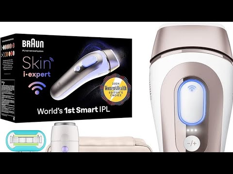 Braun IPL Long-lasting Hair Removal Device for Women & Men, Skin i·Expert, w/ Free App, Vanity Case.