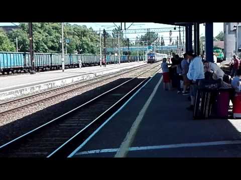 EP09-014 z Pociągiem IC JANTAR z Warszawy Zachodniej