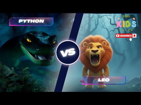 The Python in the Dark Jungle ✨ | Tiny Kids Tales | Magical Jungle Story