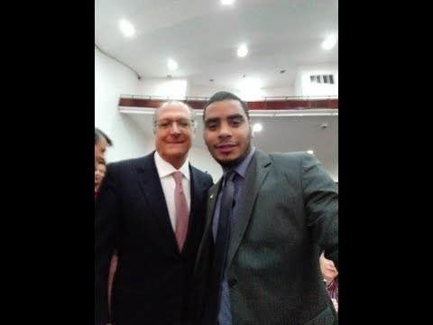 Almir Nunes de São Lourenço da Serra com o Governador Geraldo Alckmin