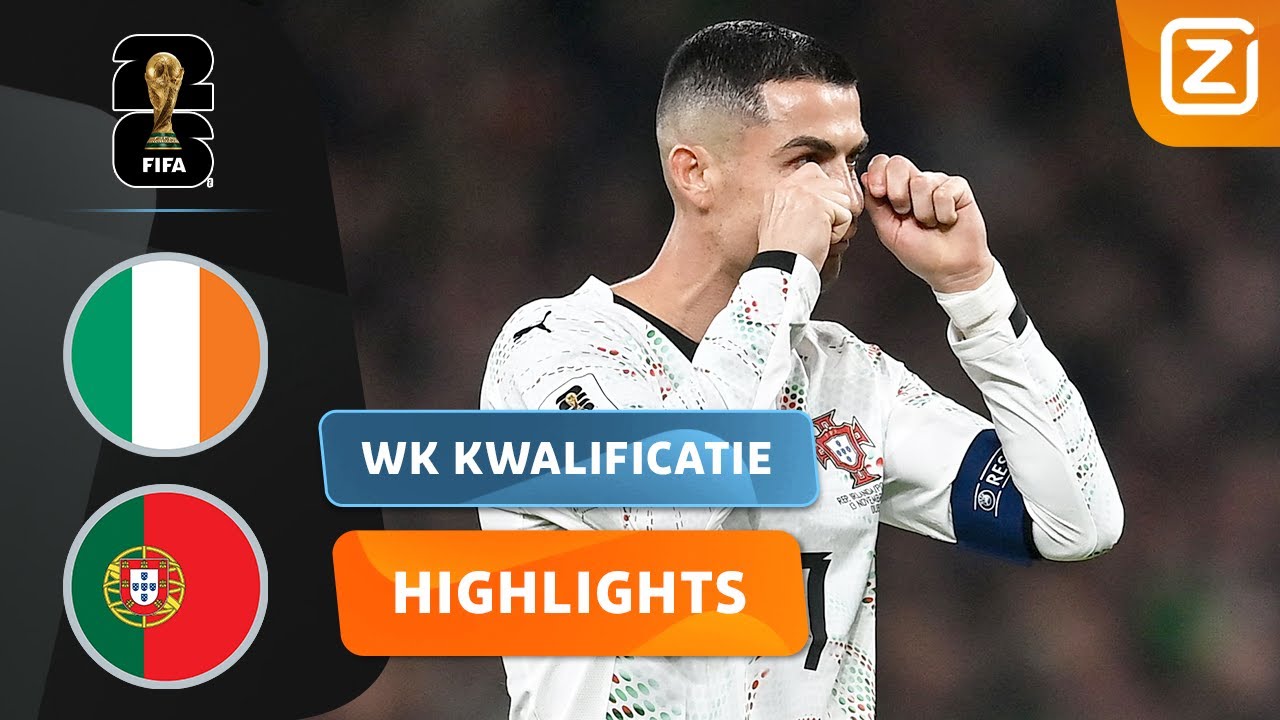 RONALDO GEEFT VOLLE ELLEBOOG & TROY PARROTT SCOORT EROP LOS!😱| Ierland vs Portugal | WK Kwalificatie