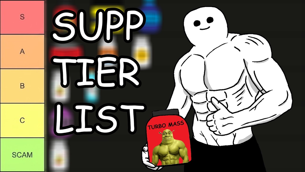 Gym Supplement Tier List (Simplified)