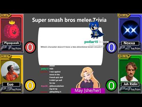 Melee trivia EU edition. With Pipsqueak, Jah Ridin, EuO and Noxxa.