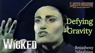 Idina Menzel - &quot;Defying Gravity&quot; - WICKED (Late Show with David Letterman)