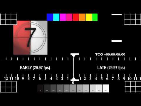 Audio Video Sync Test & Calibration 29 97fps