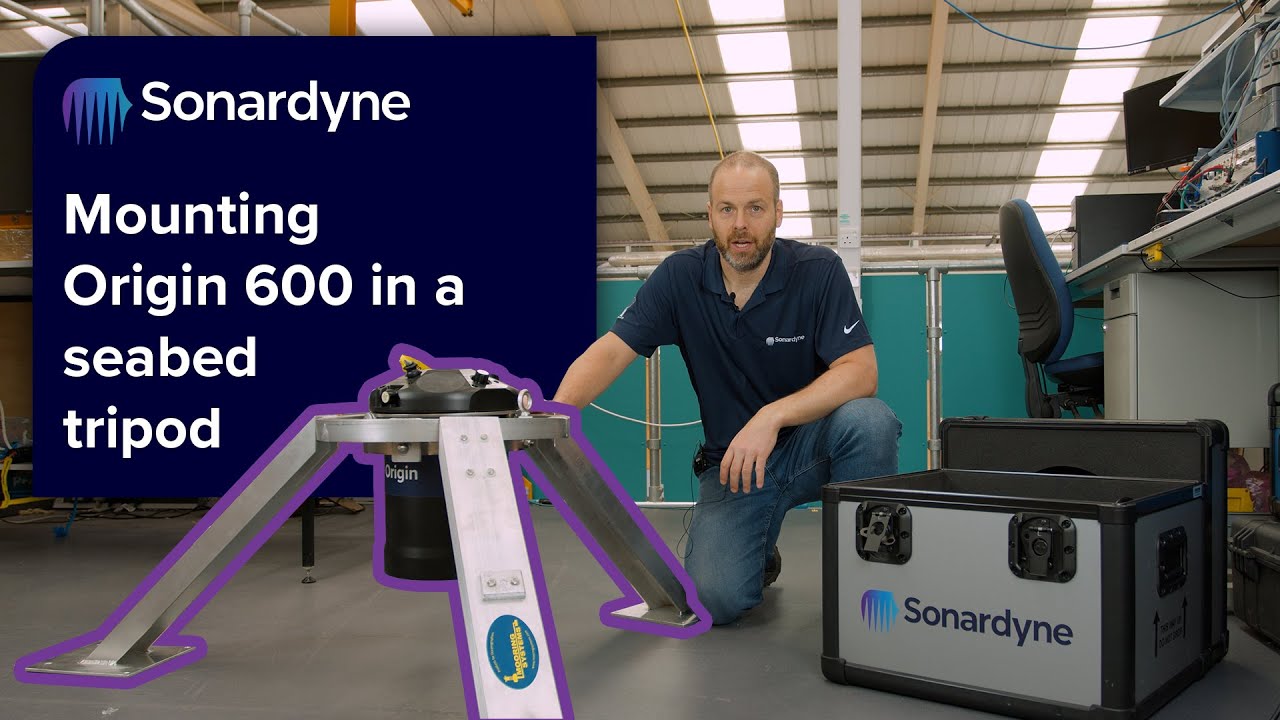 How to mount Origin 600 in a seabed tripod frame