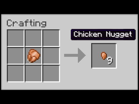 I added CHICKEN NUGGETS to Minecraft... [Datapack]