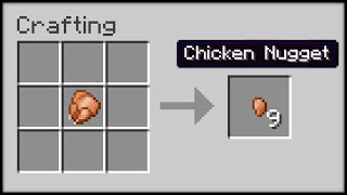 I added CHICKEN NUGGETS to Minecraft... [Datapack]