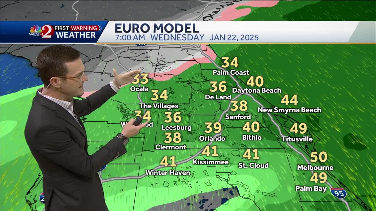 Storms tomorrow, then a messy winter pattern for next week.