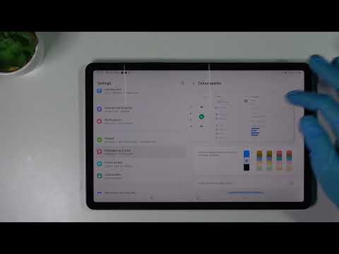 Samsung TAB S8 - Colour Palletes Presentation / Change Your Phone by Default Options!