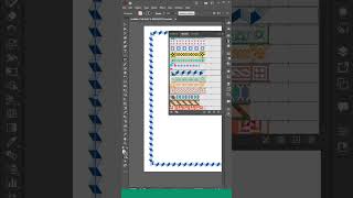 How to Create Page Border in Illustrator #tutorial #shorts