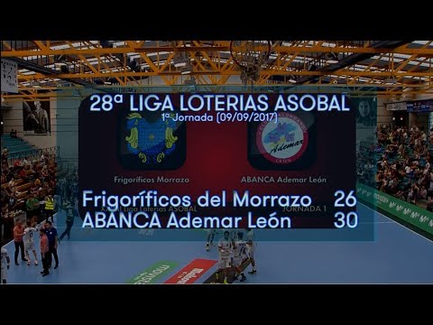 LIGA LOTERIAS ASOBAL J01 Frigoríficos del Morrazo - ABANCA Ademar León 26 - 30