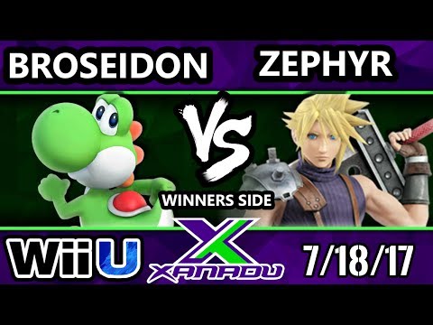 S@X 211 - Broseidon (Yoshi) Vs. Zephyr (Cloud) - SSB4 Tournament - Smash Wii U