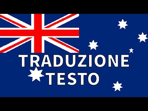 Inno AUSTRALIA TRADUZIONE + TESTO Italiano - Advance Australia Fair