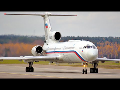 Die schönste der Welt ist Tupolev Tu-154. Startbare B-Serie mit brillantem Sound.