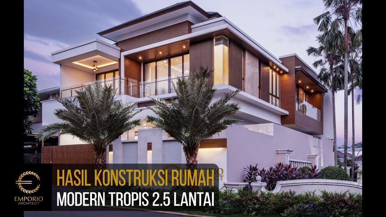 Video Hasil Konstruksi Desain Rumah Modern 2.5 Lantai Ibu Yoke - Jakarta Timur