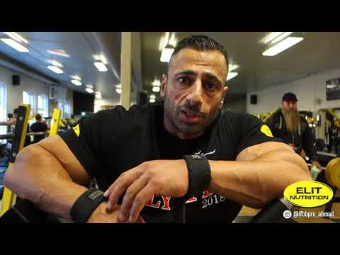 ELIT Athletes & IFBB PRO Ahmad Ahmad 1 Week Out From MR OLYMPIA (Svenska)