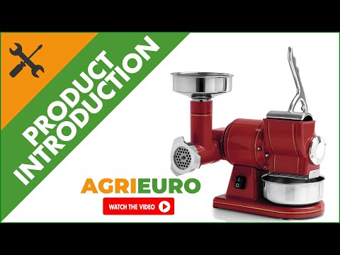 FAMA TG8R RETRÓ Electric Meat Mincer - Grater - Removable Grinding Unit - Product Introduction