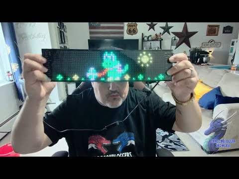 Showcasing Rayhome Text Animation RGB LED Matrix Panel