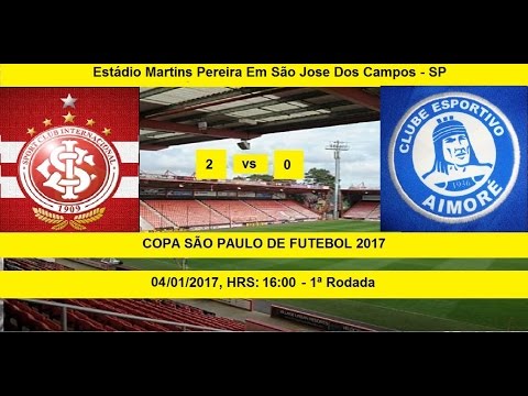 COPA SÃO PAULO DE FUTEBOL 2017 INTERNACIONAL-RS 2 X 0 AIMORÉ-RS