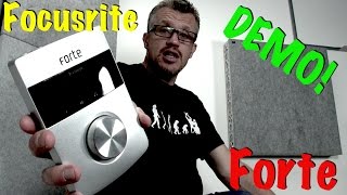 Video thumbnail for Focusrite Forte - Perfect for Portable Recording! by Andertons Music Co