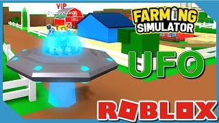 BUYING THE UFO IN ROBLOX FARMING SIMULATOR