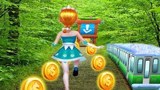 Video games - Barbie Doll Jungle Run - Subway Princess Runner Endless