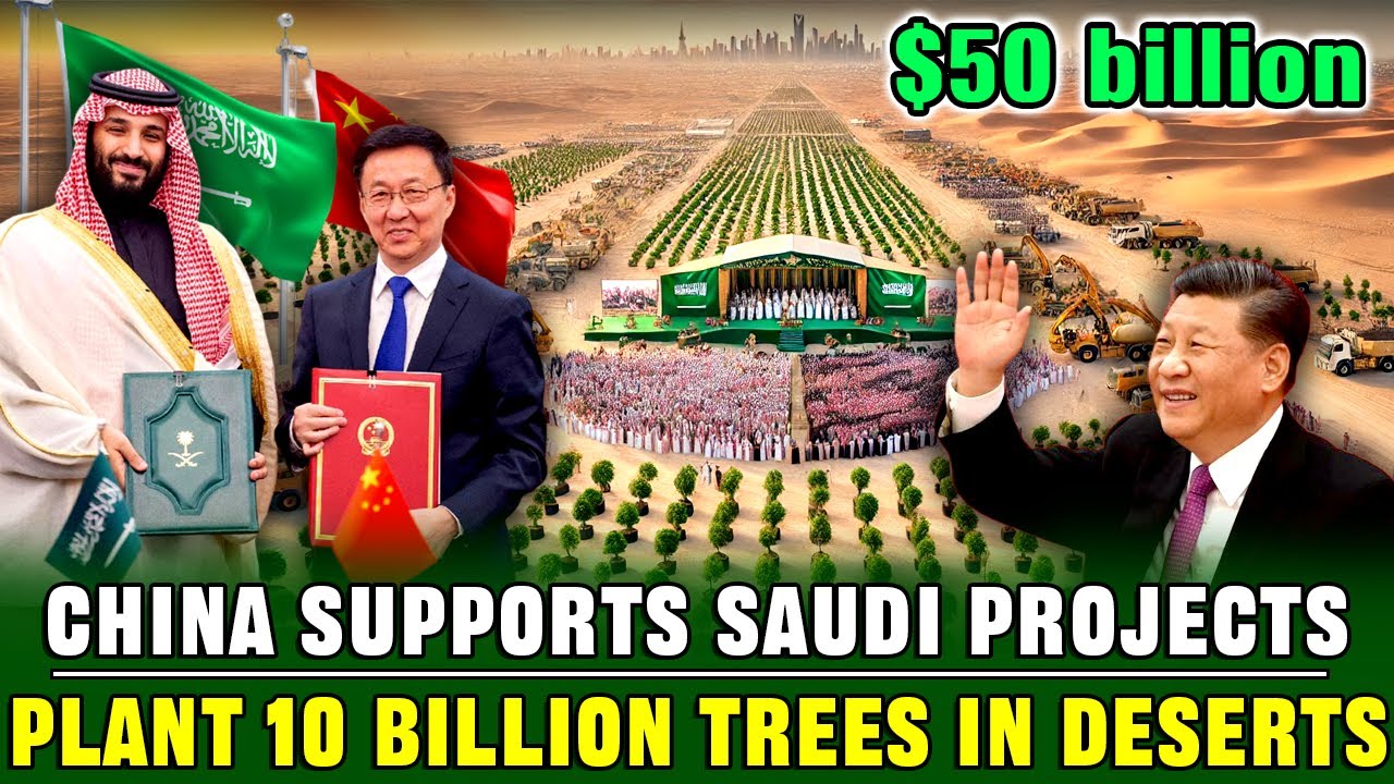 The West is Shocked! China and Saudi Arabia Sign a Project to Plant 10 Billion Trees in the Desert