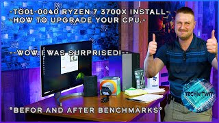 Video thumbnail for HP Pavilion TG01-0023w 0030 0040 Ryzen 7 3700X How to Upgrade the CPU and Is it Worth it by TechNitWit