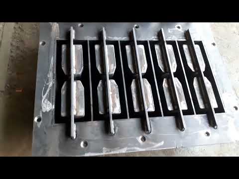 forma de maquina de blocos estrutural para 5 bloco de 14x19x39