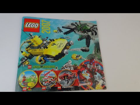 Auch damals waren sie etwas verrückt! l LEGO® Katalog 2007 l Star Wars Technik Batman City..