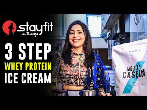 DIWALI SPECIAL - 3 Step Whey Protein Ice Cream | Ramya