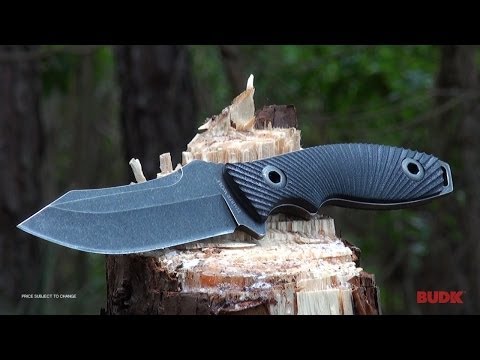 Timber Wolf Atomic Steel Full Tang Stonewash Tactical Drop Point Blade - $19.99