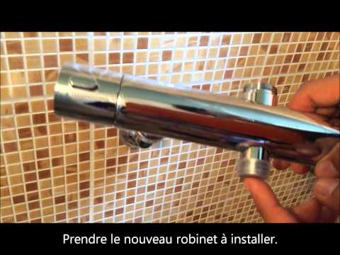 comment poser robinet thermostatique