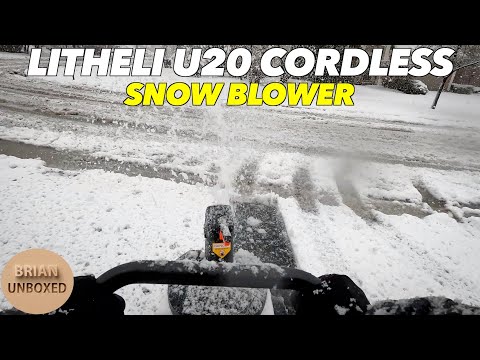 Litheli U20 Cordless Snow Blower - Full Review