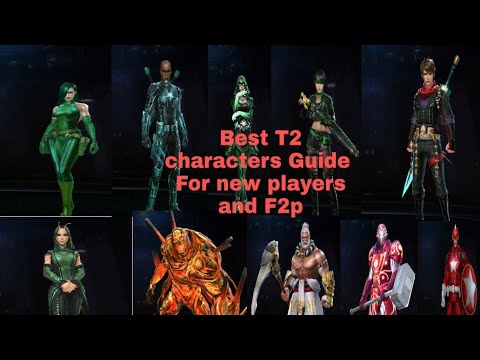 Best T2 characters for new players and F2p - Marvel future fight