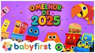 Vídeos Educativos 2025 | Formas, Cores, ABC e Animais para Crianças | Melhores Vídeos | BabyFirst TV