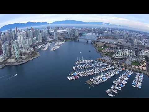 Vancouver city Bird's eye view  ATB   Extasy online video cutter com