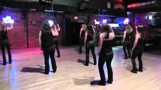 Kodiak Jack Dancers performing "Merry Go Round" line dance