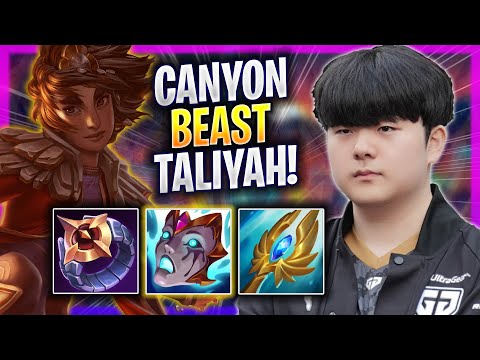 CANYON IS A BEAST WITH TALIYAH! - GEN Canyon Plays Taliyah JUNGLE vs Graves! | Season 2024