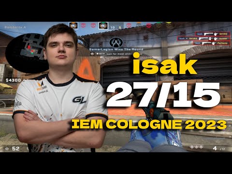 CSGO POV GamerLegion isak (27/15) vs Cloud9 (INFERNO) @ IEM Cologne 2023