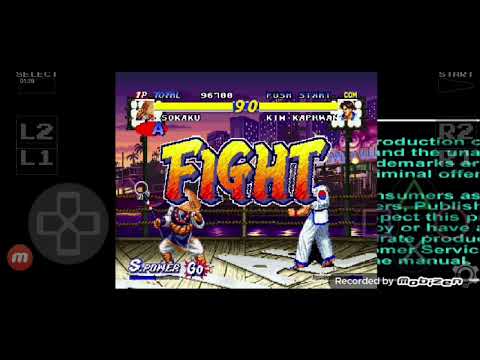 Real Bout Fatal Fury Sokaku Mochizuki vs Kim Kaphwan luta completa