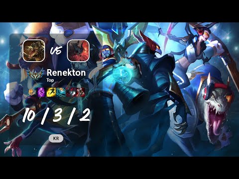 Renekton Top vs Aatrox - KR Challenger Patch 13.11