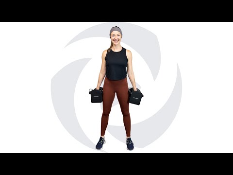 Increase Leg Strength Test Core Stability w this At Home Dumbbell Workout Spicy Glute Finisher